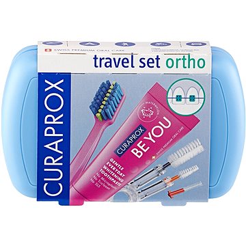 

CURAPROX Travel Set Ortho, modrý