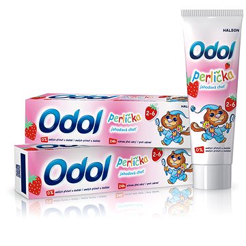 

ODOL Perlička pro děti s jahodovou příchutí 2× 50 ml