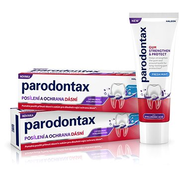 

PARODONTAX Posílení a ochrana dásní Fresh Mint s kyselinou hyaluronovou 2× 75 ml