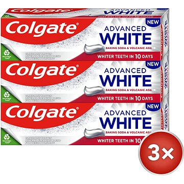 

COLGATE Advanced White Baking Soda & Volcanic Ash 3× 75 ml
