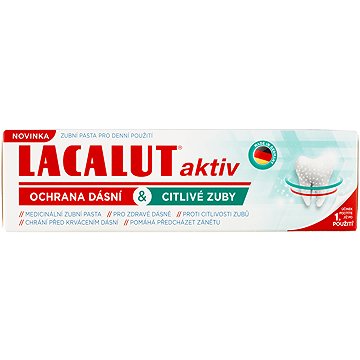 

LACALUT Aktiv ochrana dásní & citlivé zuby 75 ml