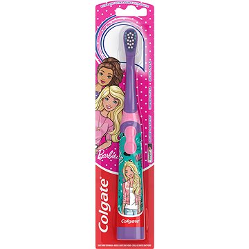 COLGATE Kids Barbie bateriový kartáček 1 ks - Dětský zubní kartáček