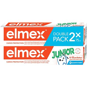 ELMEX Junior duopack 2 × 75 ml - Zubní pasta