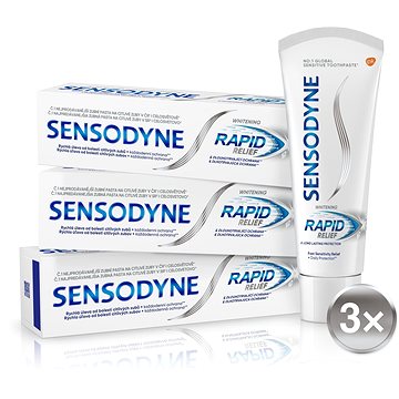

SENSODYNE Rapid Whitening 3 × 75 ml