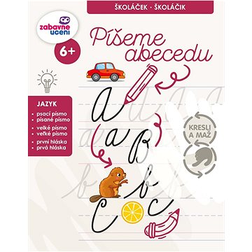 

Zábavné učení Kresli a maž - Píšeme abecedu