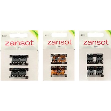

Zansot Sponka na vlasy Classic Small 1,5 cm, 3 ks lesklá + matná + želva