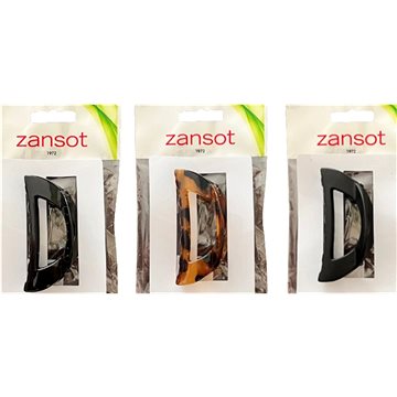 

Zansot Sponka na vlasy Curved Classic Small 6,2 cm, 3 ks lesklá + matná + želva