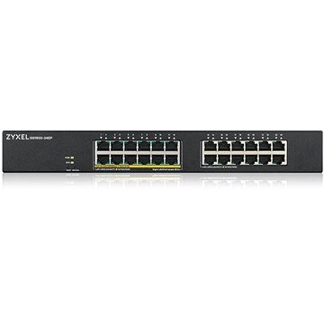

Zyxel GS1900-24EP, 24-port GbE L2, 12 Port PoE Smart Switch, rackmount, 130 Watt