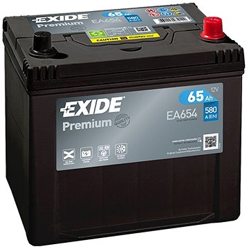 

EXIDE Premium 65Ah, 12V, EA654