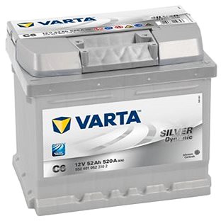 

VARTA SILVER Dynamic 52Ah, 12V, C6