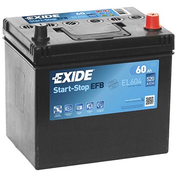 

EXIDE START-STOP EFB 60Ah, 12V, EL604