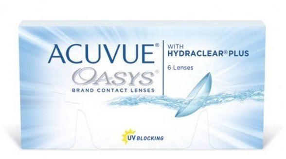 

Acuvue Oasys with Hydraclear Plus (6 čoček) dioptrie: -0.50, zakřivení: 8.40