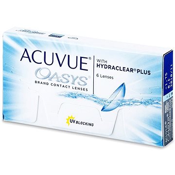 

Acuvue Oasys with Hydraclear Plus (6 čoček) dioptrie: -4.00, zakřivení: 8.40