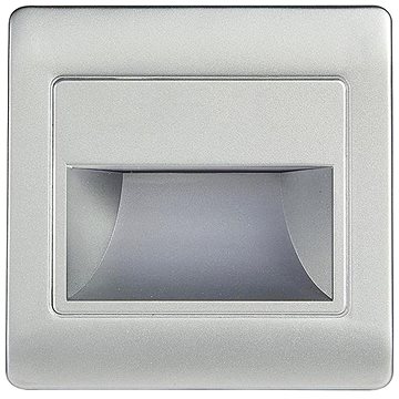 

LED Schodišťové svítidlo STEP LIGHT LED/1,5W/230V Stříbrná