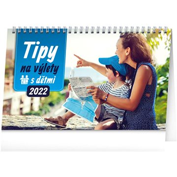 Stolní kalendář Tipy na výlety s dětmi 2022 - Stolní kalendář