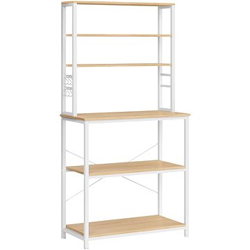 

Houseland Kuchyňský regál Vasagle CUSTOM bílohnědý