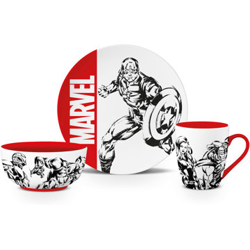 

Marvel - dárkový set - miska, talíř, hrnek