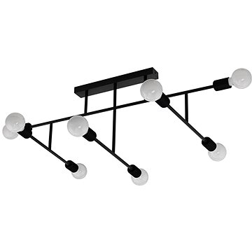 

Eglo - Přisazený lustr 8xE27/40W/230V černá