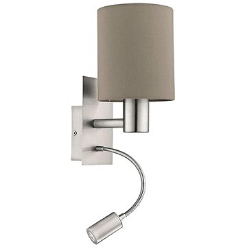

Eglo - LED Nástěnné svítidlo 1xE27/40W+LED/3,5W béžová