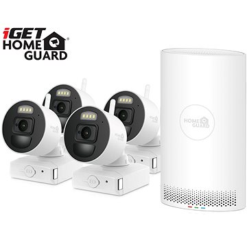 iGET HOMEGUARD HGNVK88004P + 4x IP kamera FHD 1080p - Kamerový systém
