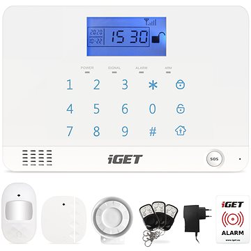 

iGET SECURITY M3B bezdrátový GSM alarm
