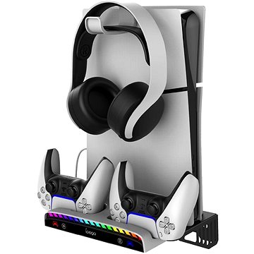 

iPega P5S011 Stojan na Stěnu pro PS5/PS5 Slim s Dual Charger Dock pro PS5 Ovladač
