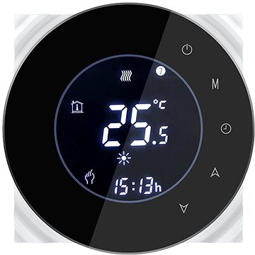 

iQtech SmartLife GALW-B, WiFi termostat pro kotle s potenciálovým spínáním, černý