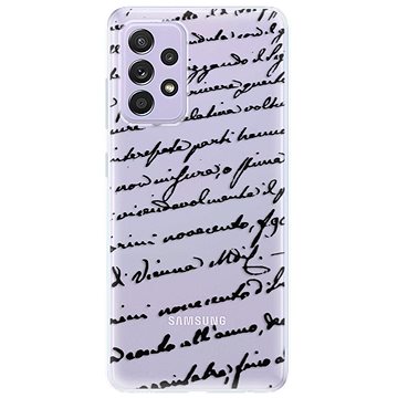 iSaprio Handwriting 01 - black pro Samsung Galaxy A52