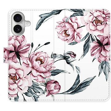 

iSaprio Flip pouzdro Pink Flowers pro iPhone 16