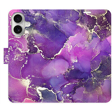 

iSaprio Flip pouzdro Purple Marble pro iPhone 16