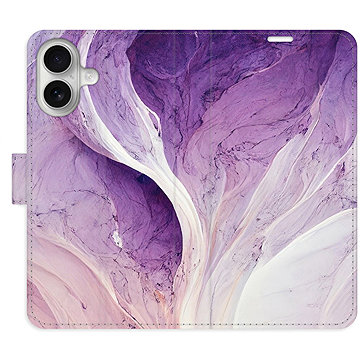 

iSaprio Flip pouzdro Purple Paint pro iPhone 16