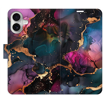 

iSaprio Flip pouzdro Dark Marble pro iPhone 16