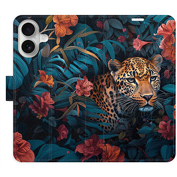 

iSaprio Flip pouzdro Flower Jaguar 02 pro iPhone 16