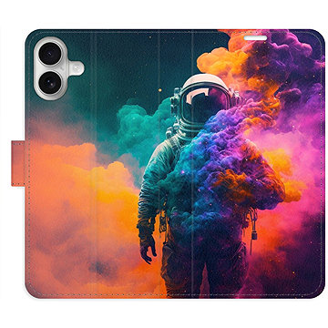 

iSaprio Flip pouzdro Astronaut in Colours 02 pro iPhone 16 Plus