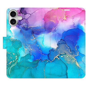 

iSaprio Flip pouzdro BluePink Paint pro iPhone 16 Plus