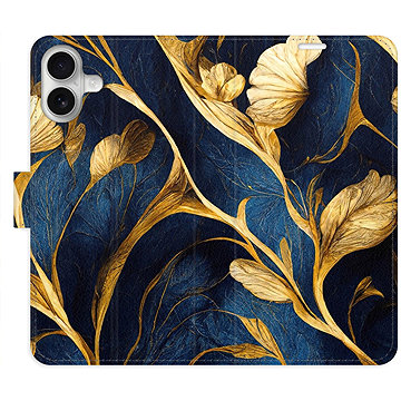 

iSaprio Flip pouzdro GoldBlue pro iPhone 16 Plus
