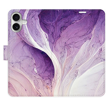 

iSaprio Flip pouzdro Purple Paint pro iPhone 16 Plus