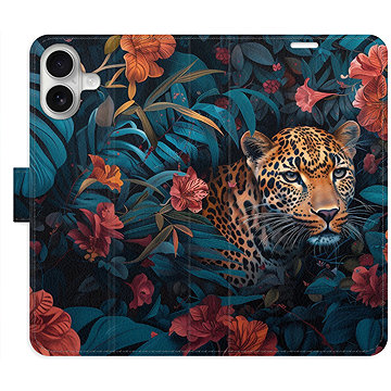

iSaprio Flip pouzdro Flower Jaguar 02 pro iPhone 16 Plus