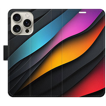 

iSaprio Flip pouzdro Color Waves pro iPhone 16 Pro
