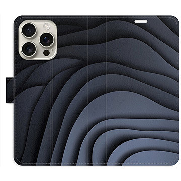 

iSaprio Flip pouzdro Dark Waves pro iPhone 16 Pro