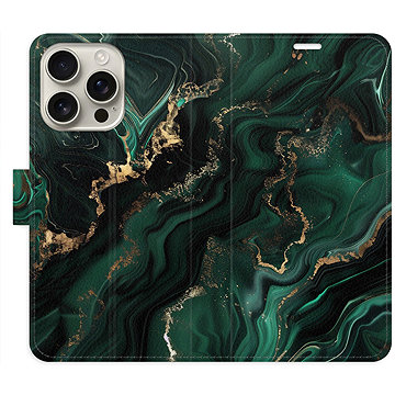

iSaprio Flip pouzdro Emerald 02 pro iPhone 16 Pro