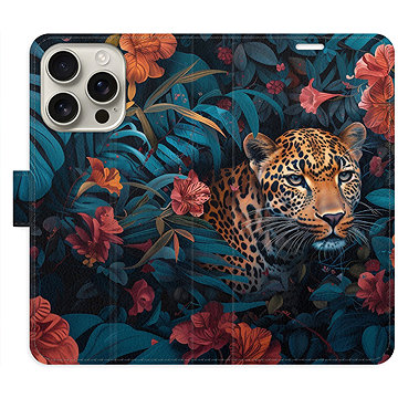 

iSaprio Flip pouzdro Flower Jaguar 02 pro iPhone 16 Pro