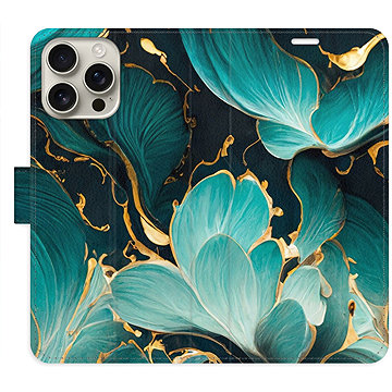 

iSaprio Flip pouzdro Blue Flowers 02 pro iPhone 16 Pro Max