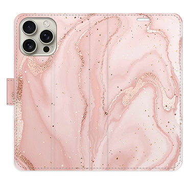 

iSaprio Flip pouzdro RoseGold Marble pro iPhone 16 Pro Max