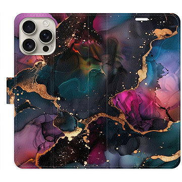 

iSaprio Flip pouzdro Dark Marble pro iPhone 16 Pro Max