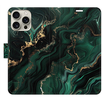 

iSaprio Flip pouzdro Emerald 02 pro iPhone 16 Pro Max