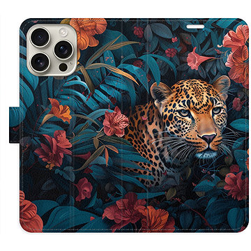 

iSaprio Flip pouzdro Flower Jaguar 02 pro iPhone 16 Pro Max