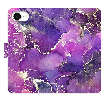 

iSaprio Flip pouzdro Purple Marble pro iPhone 16e