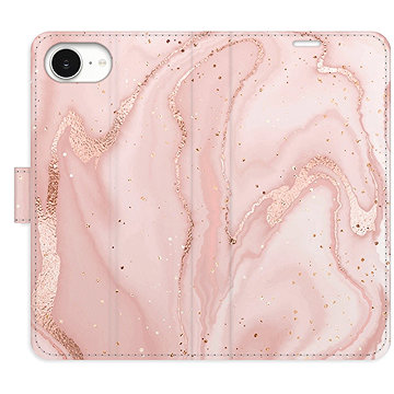 

iSaprio Flip pouzdro RoseGold Marble pro iPhone 16e