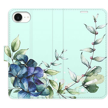 

iSaprio Flip pouzdro Blue Flowers pro iPhone 16e
